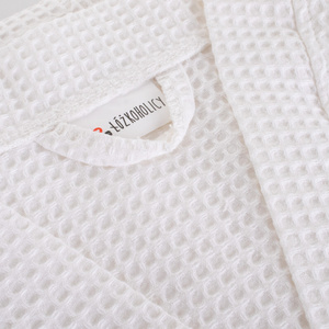 Gofer Unisex Cotton Bathrobe Vizzy L 01 White