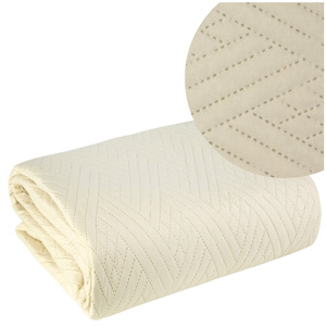 Bedspread 200 x 220 Quilted Decorative Boni4 Cream