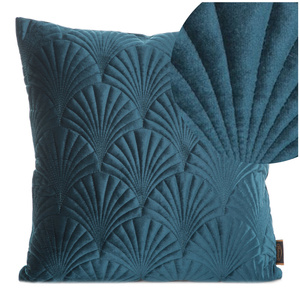 Ria2 C. Decorative 45 x 45 pillowcase. Turquoise