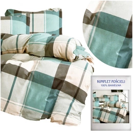 Bedding 160 x 200 3 pcs Satin Cotton no. A1869