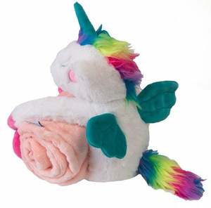 Blanket 85 x 100 Carol Microfiber + Unicorn Mascot