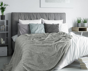 Blanket 170 x 210 Microfiber Design Cindy Steel