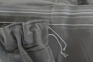 Curtain 140 x 270 Velvet Tunnel Tape Giorgia 12