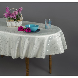 Oval Tablecloth 110 x 160 Stainproof Cllasic 022/1K
