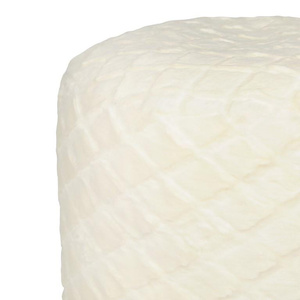 Luxima Decorative pouf Height 45 Romby Ecru