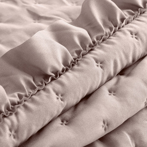 Quilted Decorative Bedspread 200 x 220 Libi3 Powder