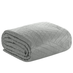 Bedspread 170 x 210 Quilted Decorative Boni1 Graphite