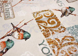 Decorative pillowcase 40 x 40 Tapestry Nadia 11