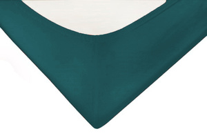 140 x 200 Satin sheet with elastic Gold 37