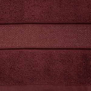 Bath Towel 50 x 90 Liana 13 Maroon