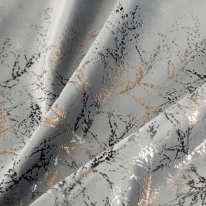 Curtain 140 x 250 Velvet Eyelets Tori Silver