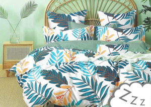 Cotton Satin Bedding No. A1410 160x200NP 3 parts