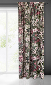 Curtain 140 x 270 Decorative Glory Zie+Pink