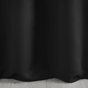 Blackout Logan Black 140 x 270 Decorative Curtain