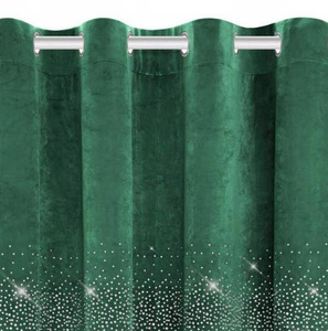 Curtain 140 x 250 Decorative Velour Shiny Bottle