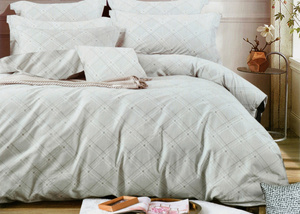 Bedding 200 x 220 3pcs Cotton Satin No. A1819