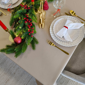 Tablecloth 120x260 Stain-Resistant Surbo Beige