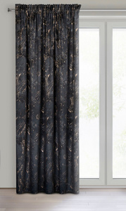 Curtain 140 x 300 Decorative Velvet Nadia Cza+Zł