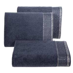 Luna Bath Towel (07) 50 x 90 Navy Blue
