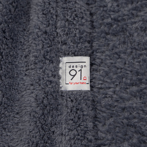 Blanket 70 x 160 Microfiber Lamb Lori Steel