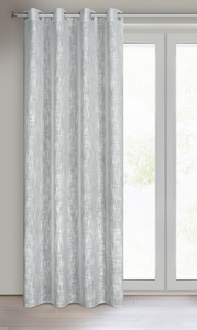 Curtain 140 x 250 Decorative Liren Silver Drawstrings