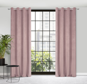 Velvet Eliza Curtain 140 x 250 Powdered Slip