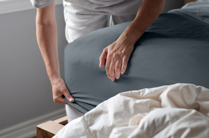 Bed sheet 180 x 200 Jersey with elastic Janet 03