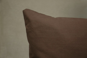 Cotton pillowcase 50 x 80 Solid Ola Brown