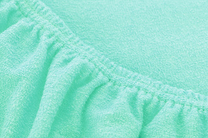 Terry sheet with elastic 005_D Mint 80x140