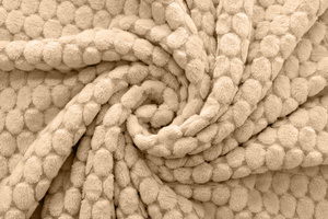 Blanket 160 x 200 Microfiber Embossed Plush Ala 3D Circle 07