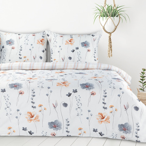 Bedding set 140 x 200 2pcs Satin Cotton Lea 10