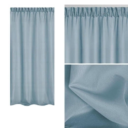 Curtain 140 x 175 Decorative Tape Viva Blue