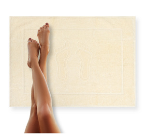 Bathroom rug Sora 50 x 70 02 650 g/m2 Ecru