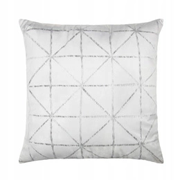 45 x 45 Decorative Velvet Glossy White pillowcase