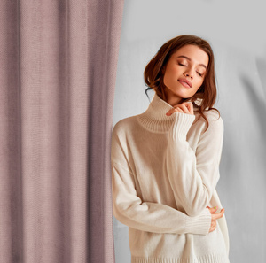 Velvet Eliza Curtain 140 x 250 Powdered Slip