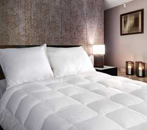 Quilt 160 x 200 Anti-allergenic Gold White