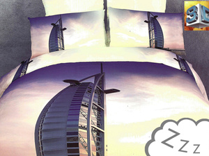 3D Cotton Satin Bedding W438 200x220NP 3 parts