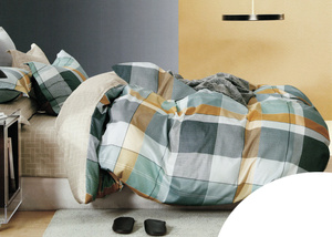 Bedding 200 x 220 3pc Satin Cotton No. A1576