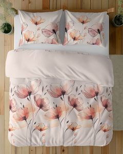 Bedding 160 x 200 3pc Asti Satin Cotton 5492A