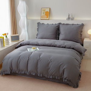 Bedding 140 x 200 2pc Cotton with Ruffles Lynda 04