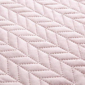 70 x 150 Quilted Velvet Moxie Powder Bedspread