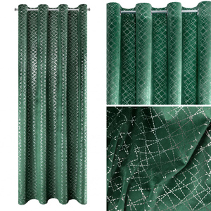 Decorative Curtain D91 Moly 140 x 250 Green