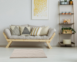 Rug 60 x 90 Soft Plush Fur Rabbit 104