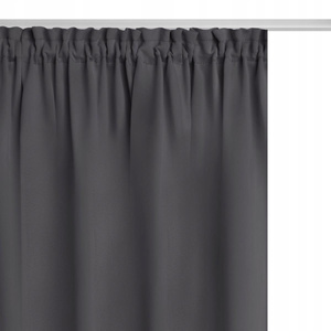 Curtain 140 x 270 Blackout Tape Hold Graphite