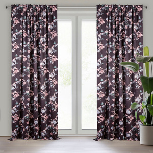 Curtain 140 x 270 Decorative Velvet Tulia Graphite