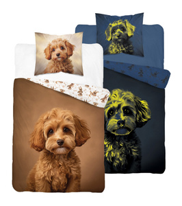 Bedding 140 x 200 2pcs FLUO Youth Jaime 5421A