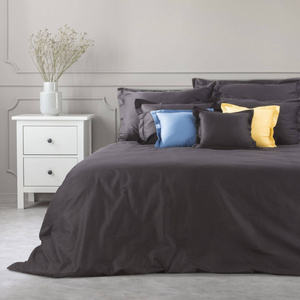 Quilt Cover 160 x 200 cm Novac Black
