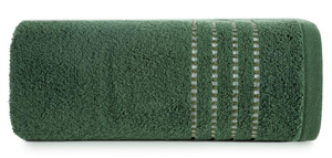 Fiore Bath Towel (11) 50 x 90 Bottle Green