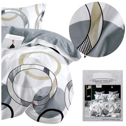 Bedding 200 x 220 3pc Satin Melita 607