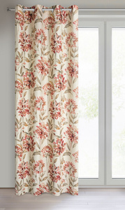 Curtain 140 x 250 Decorative Jenny Nat+Pink